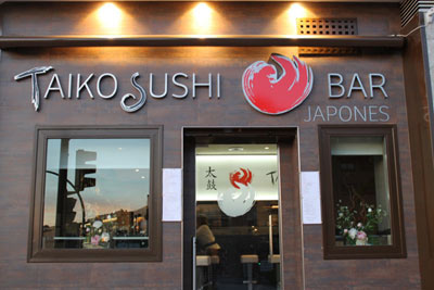 Fachada Taiko Sushi :: Bar Restaurante Japonés